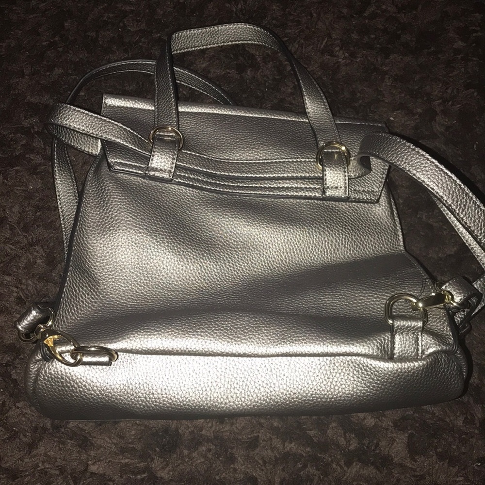 Convertible backpack in gray color - Picture 4 of 8